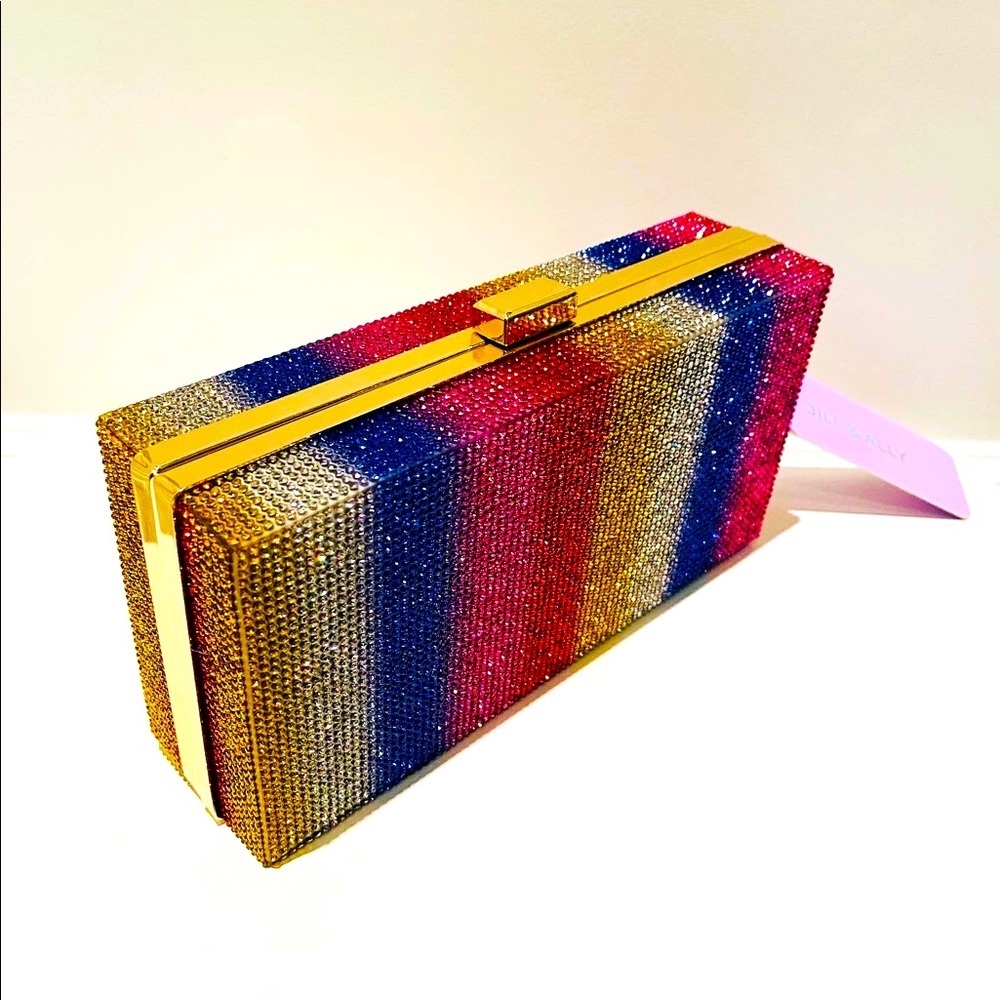 Brand new JILL & ALLY Rhinestone Embellished Convertible Clutch